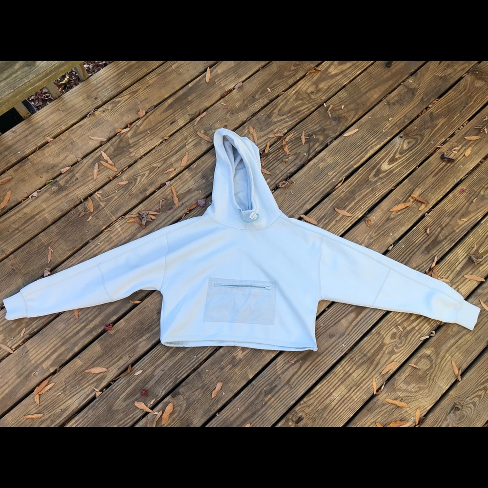 FP Movement Light Blue Cropped Hoodie
